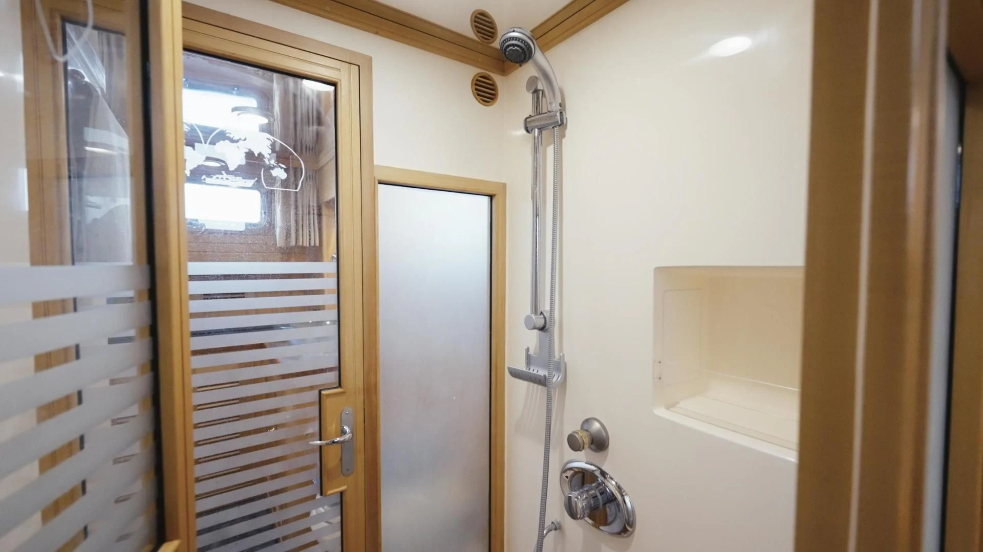 a door with a handle aboard SOMEDAY CAME Yacht for Sale