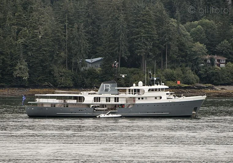 a boat on the water aboard JUST B Yacht for Sale