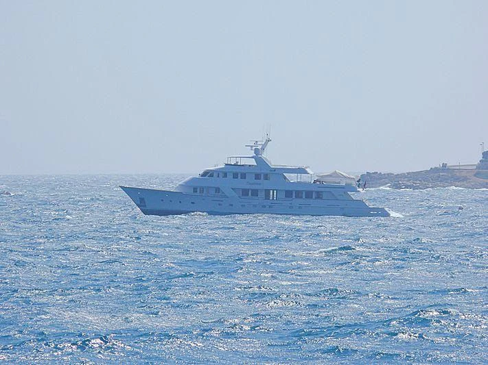 a boat in the water aboard DAYDREAM Yacht for Sale