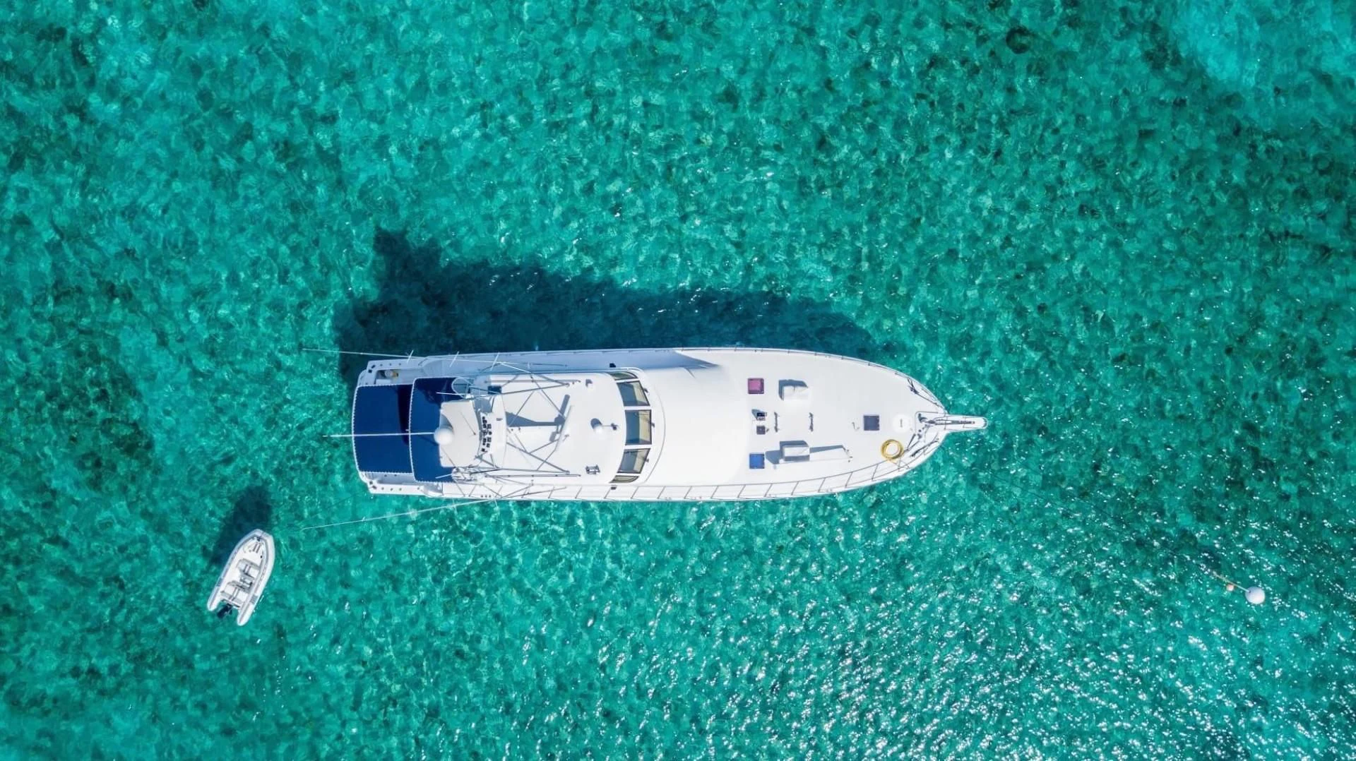 a car on a grass field aboard MAHA Yacht for Sale