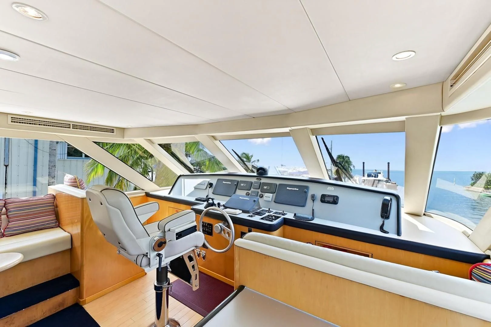 inside of a boat aboard MAHA Yacht for Sale