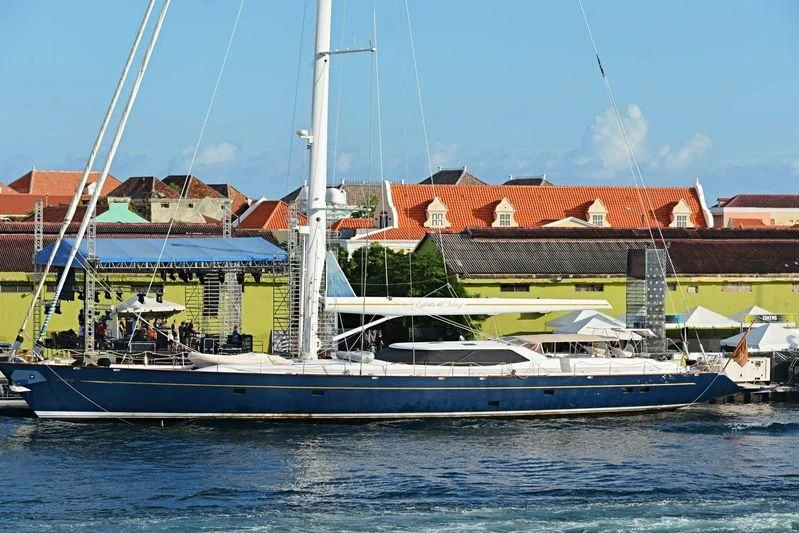 a boat in the water aboard ESPIRITU DEL XAREY Yacht for Sale