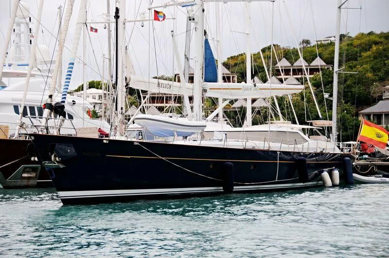 a boat in the water aboard ESPIRITU DEL XAREY Yacht for Sale
