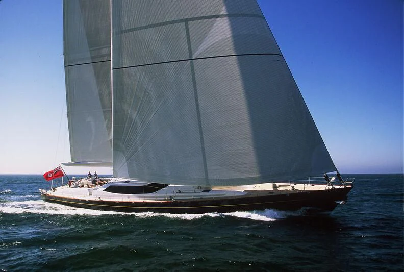 a sailboat on the water aboard ESPIRITU DEL XAREY Yacht for Sale