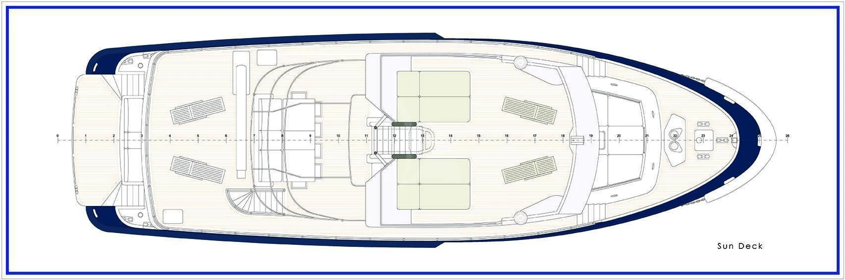 diagram, engineering drawing aboard INDIAN Yacht for Sale