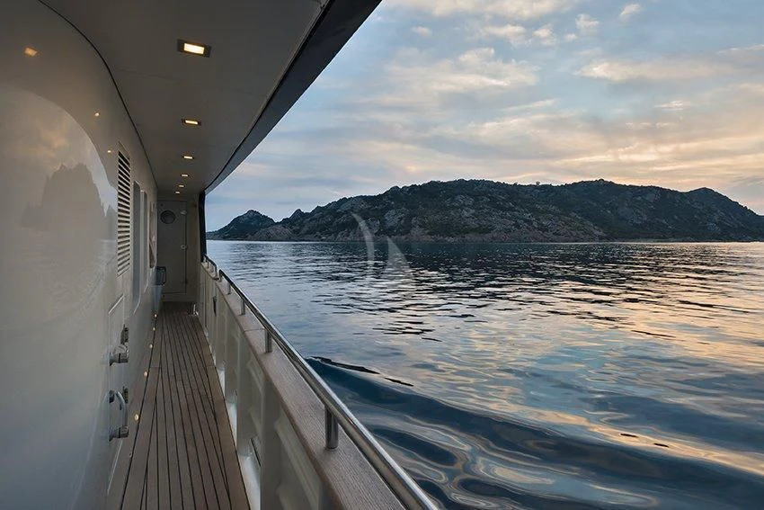 a boat on the water aboard INDIAN Yacht for Sale