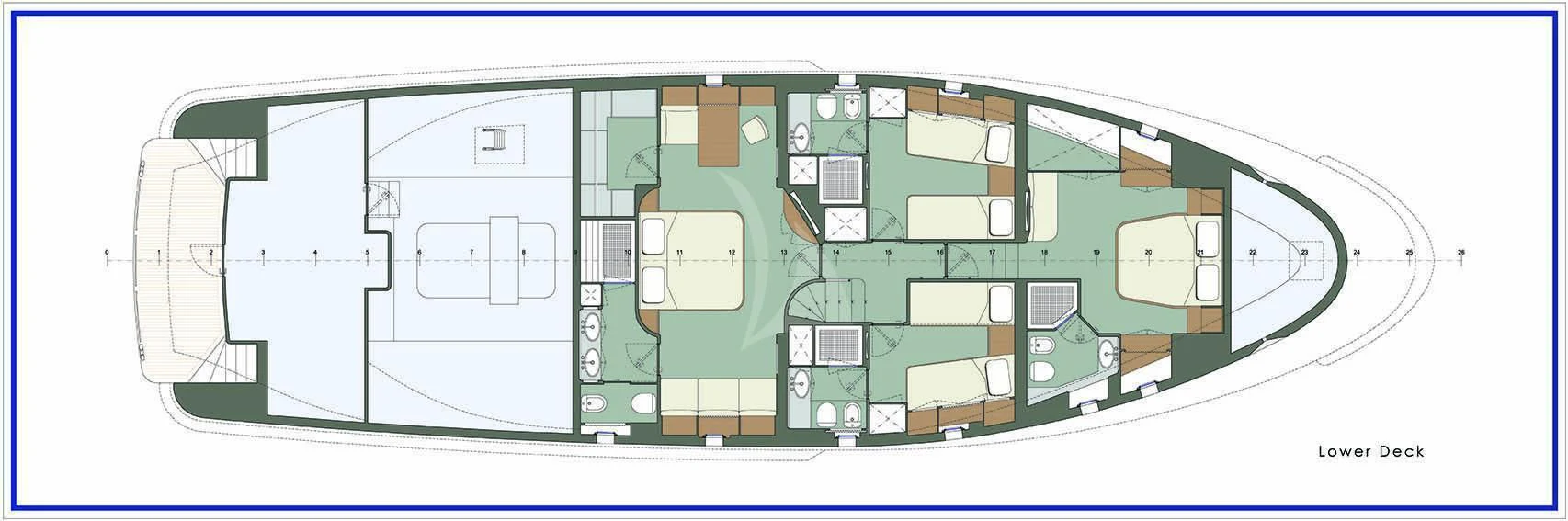 diagram aboard INDIAN Yacht for Sale