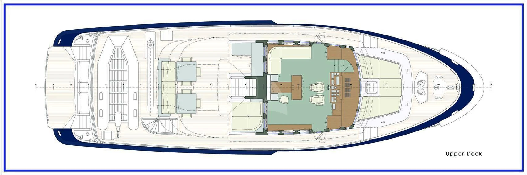 diagram aboard INDIAN Yacht for Sale