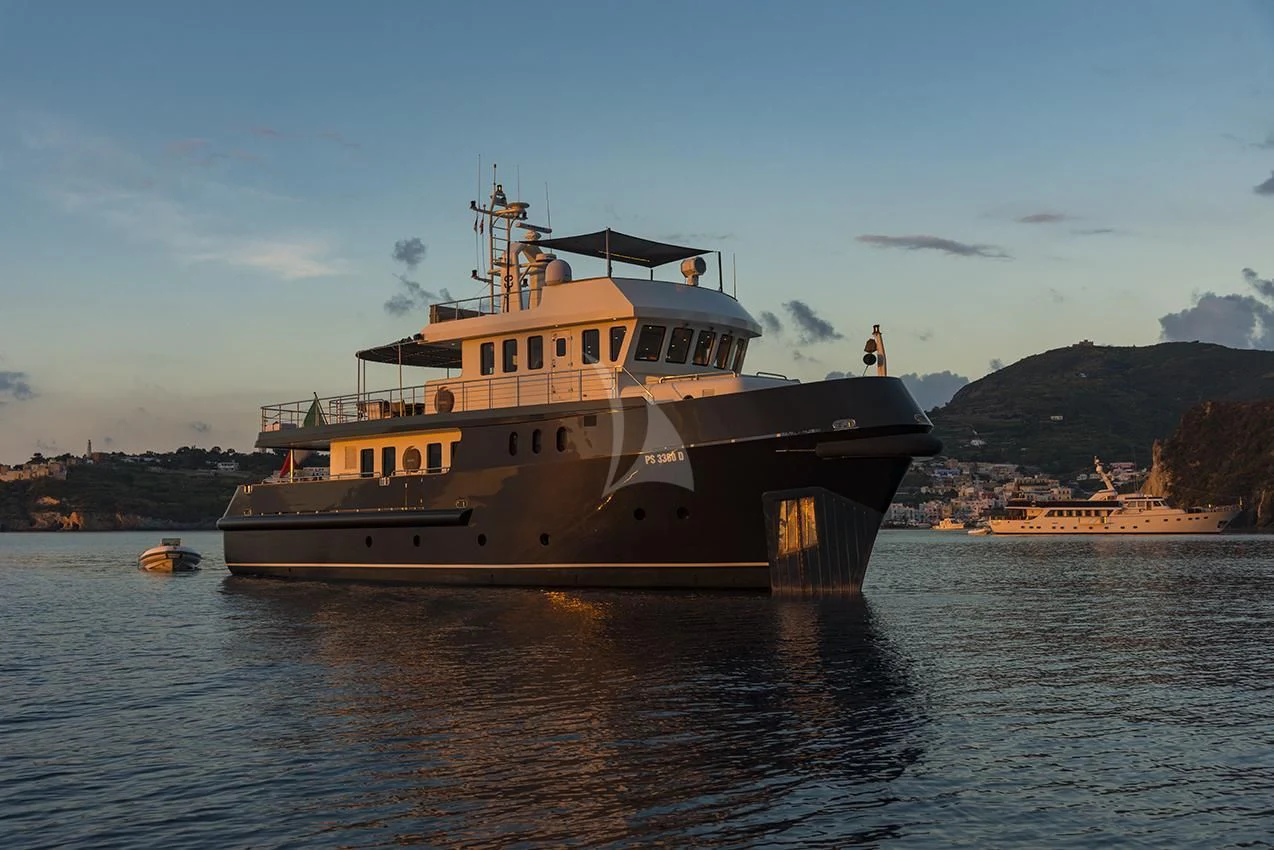 a boat on the water aboard INDIAN Yacht for Sale