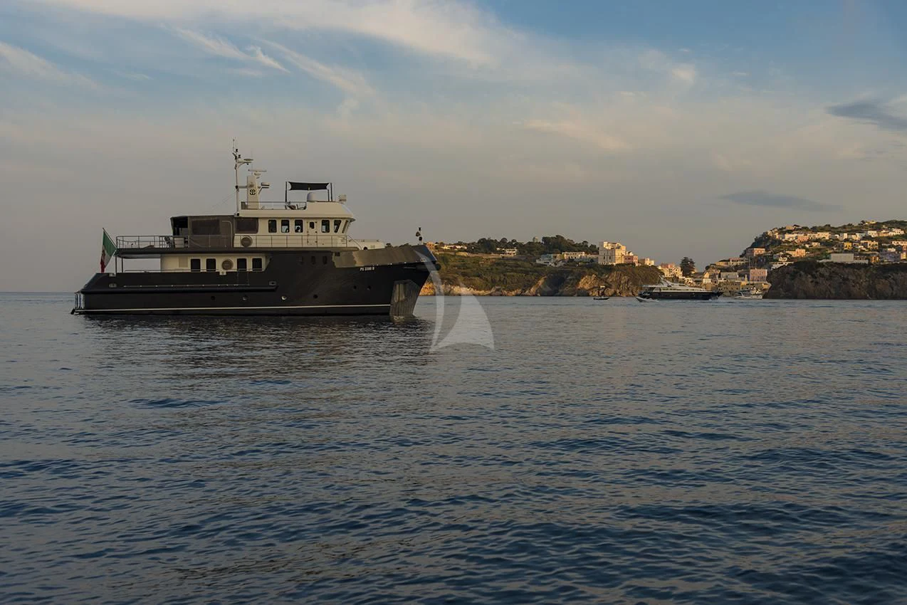 a boat on the water aboard INDIAN Yacht for Sale