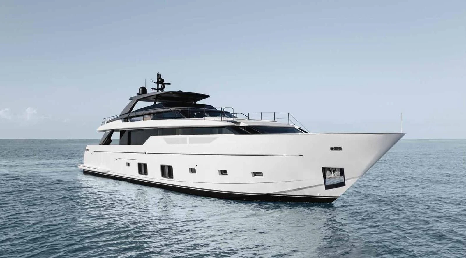 a white yacht in the water aboard PANAME Yacht for Sale