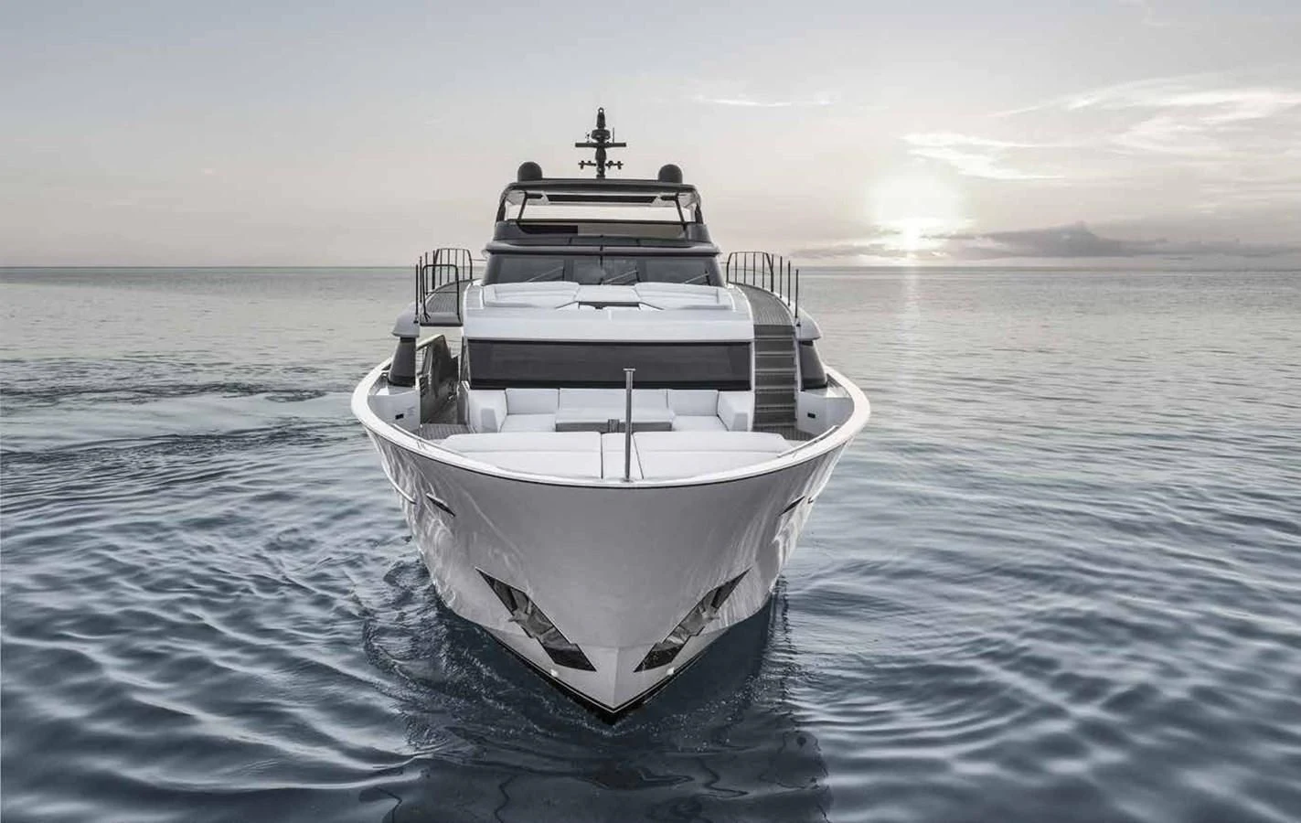 a large boat in the water aboard PANAME Yacht for Sale
