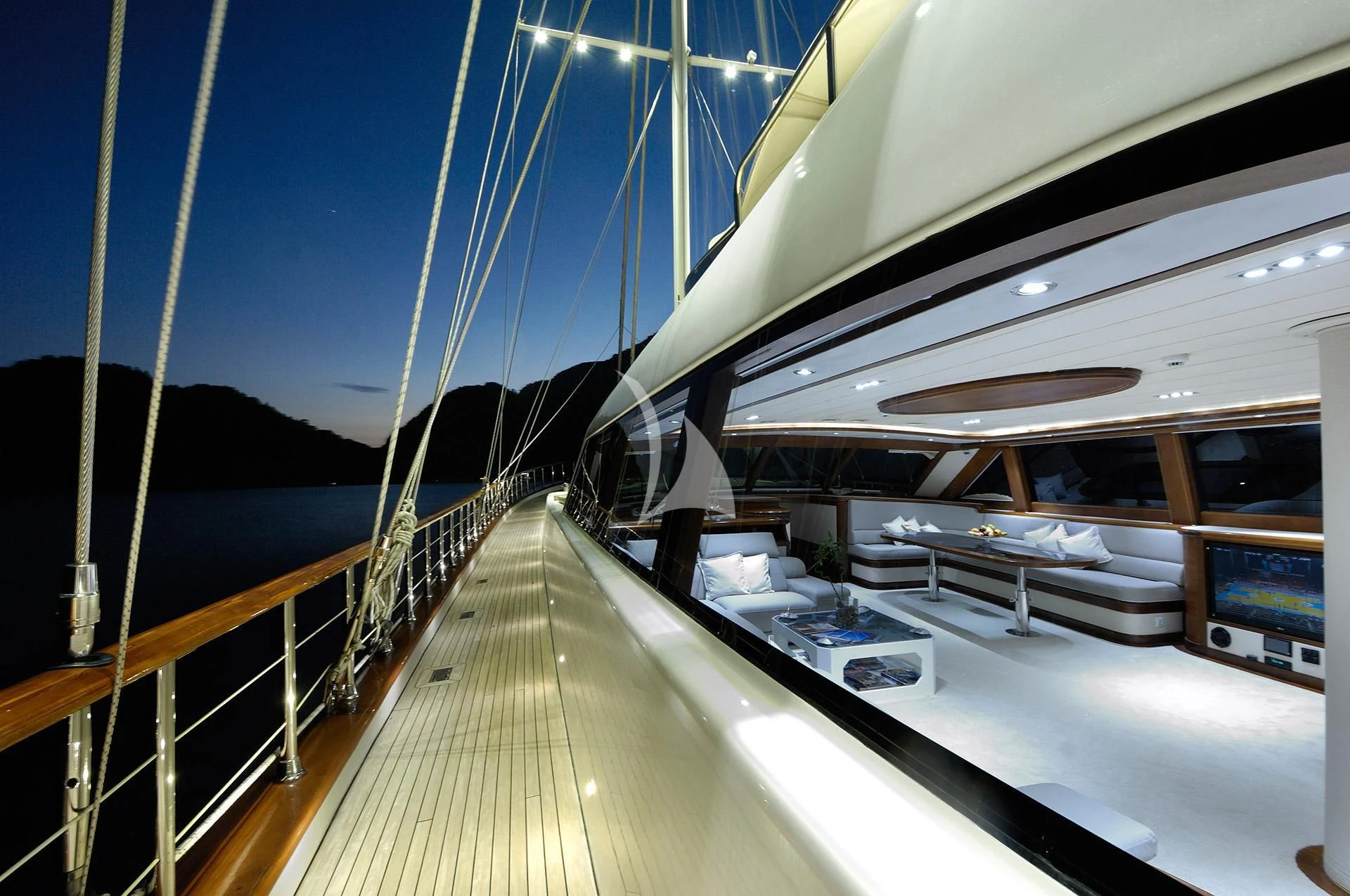 a boat on the water aboard ALESSANDRO I Yacht for Sale