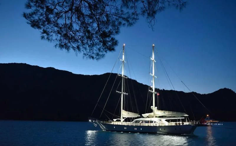 a boat on the water aboard ALESSANDRO I Yacht for Sale