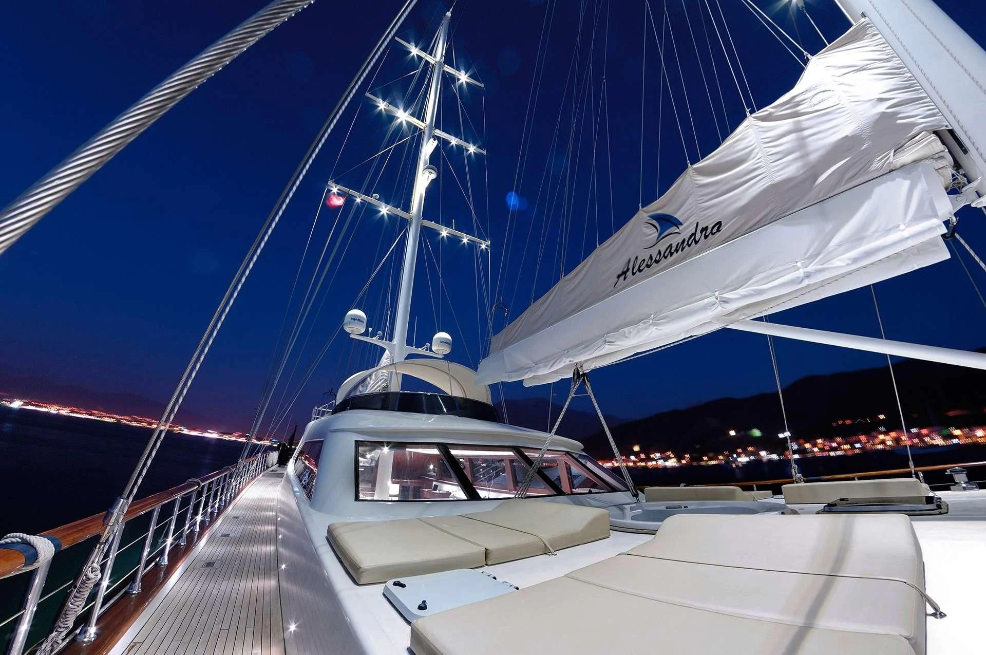 a boat on the water aboard ALESSANDRO I Yacht for Sale
