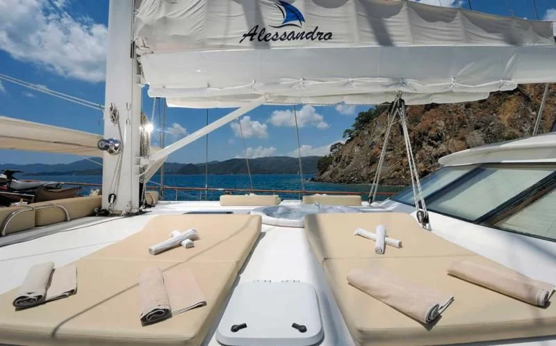 a boat on the water aboard ALESSANDRO I Yacht for Sale