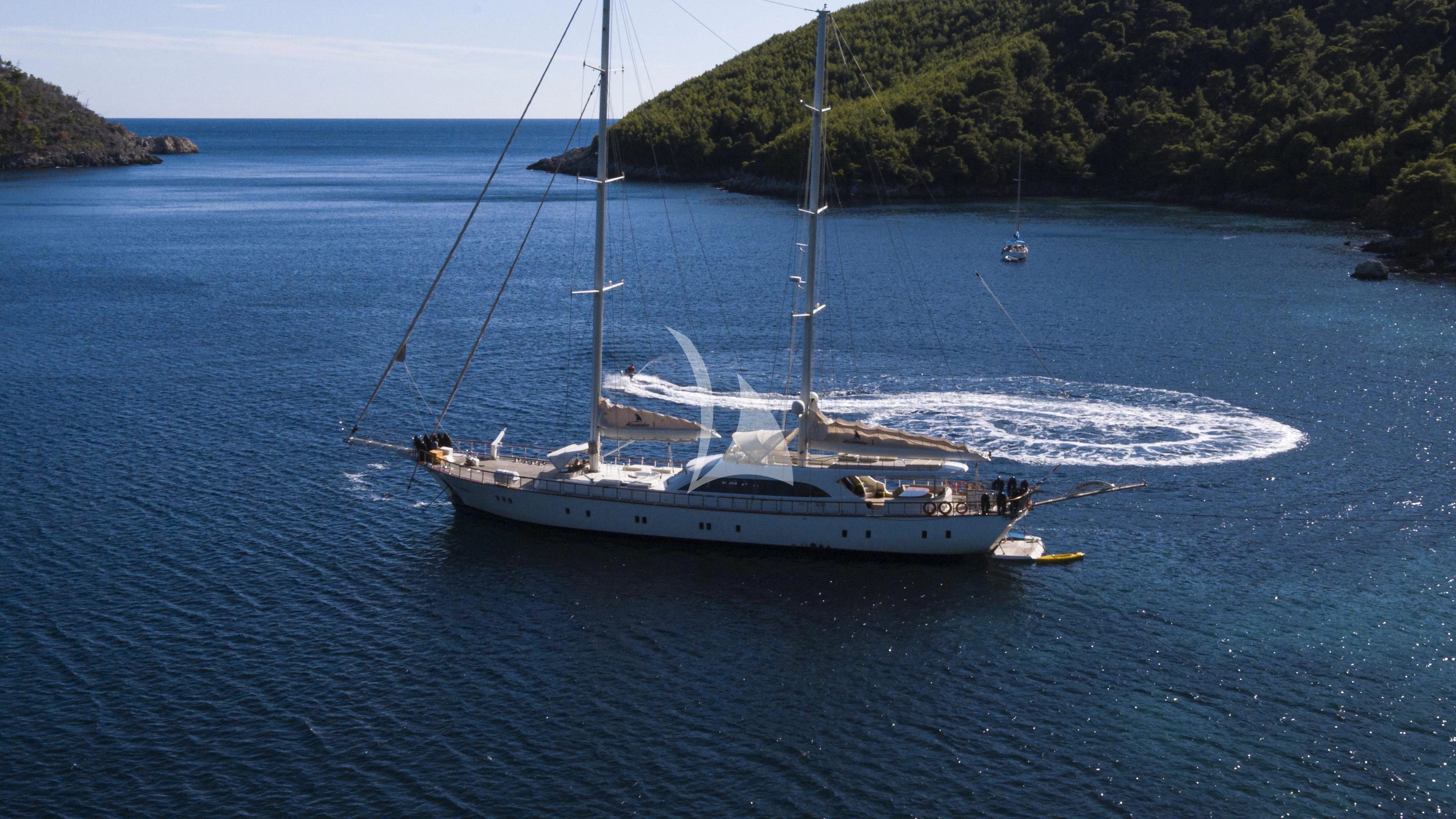 a boat on the water aboard ALESSANDRO I Yacht for Sale