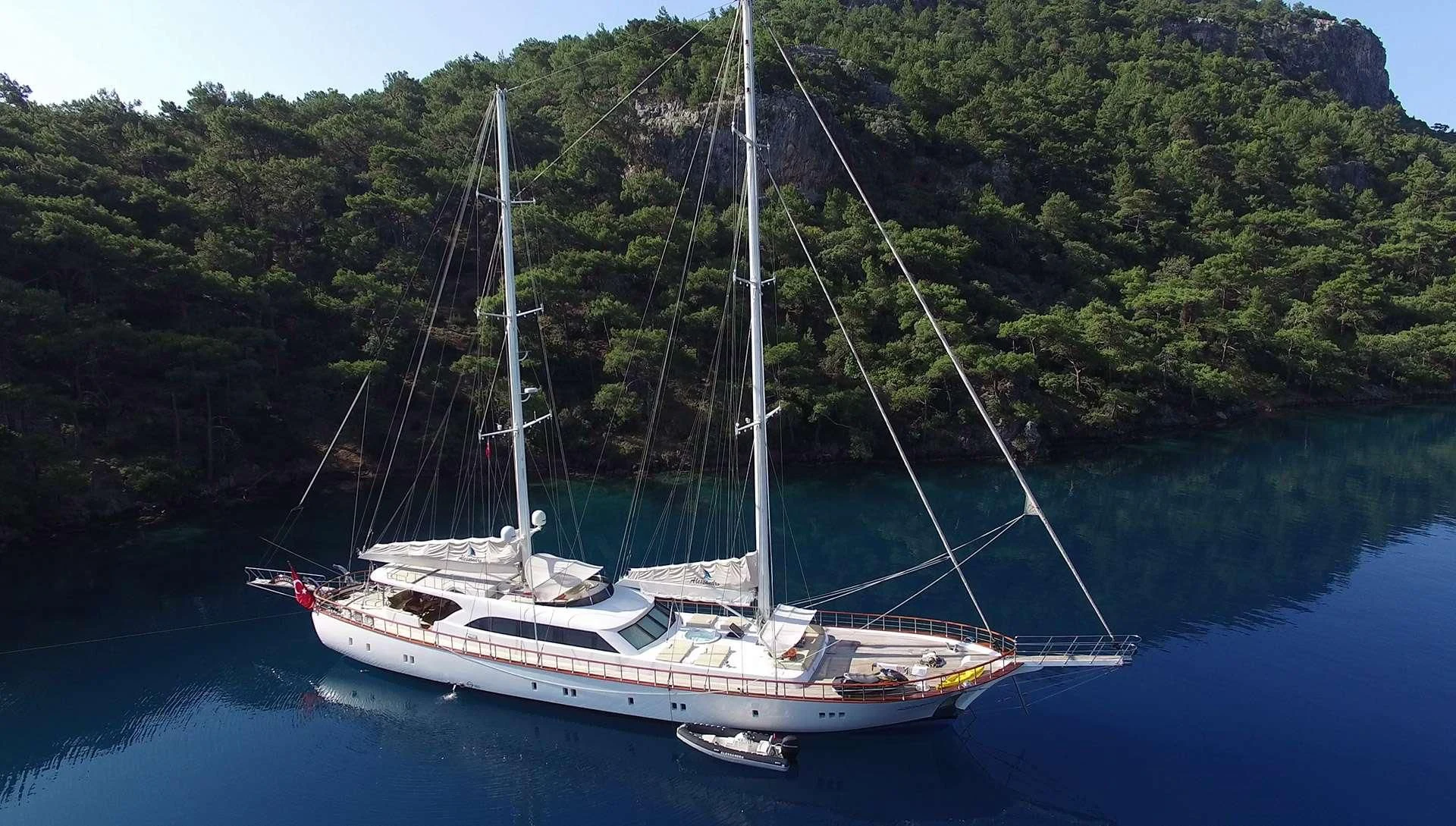 a sailboat on the water aboard ALESSANDRO I Yacht for Sale