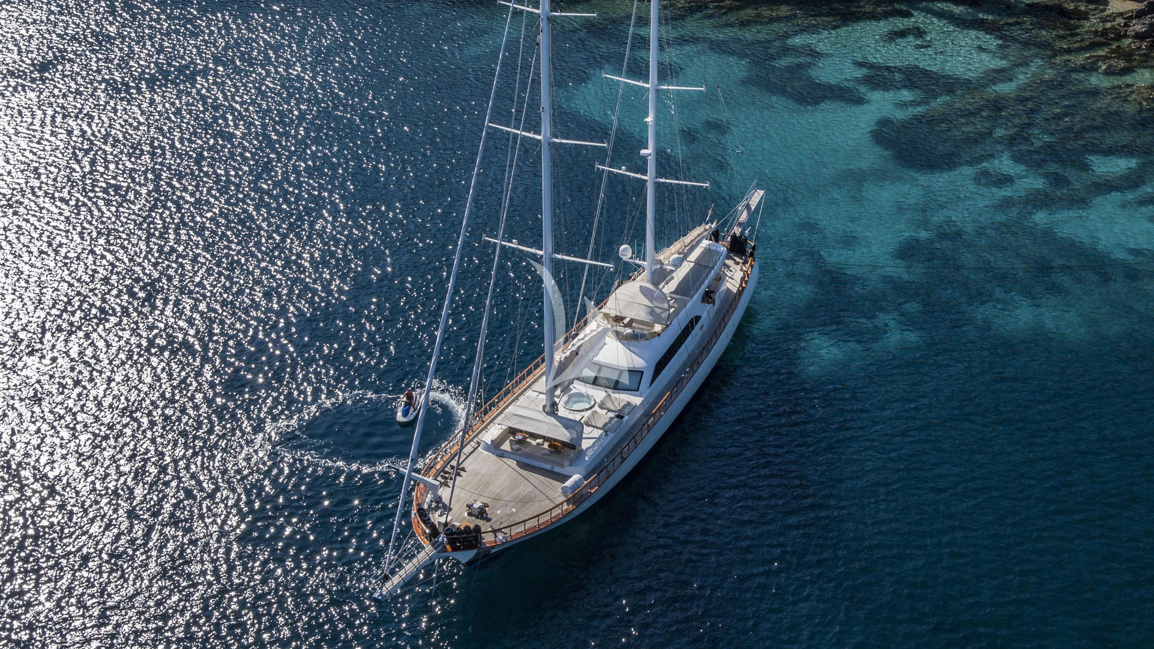 a boat in the water aboard ALESSANDRO I Yacht for Sale