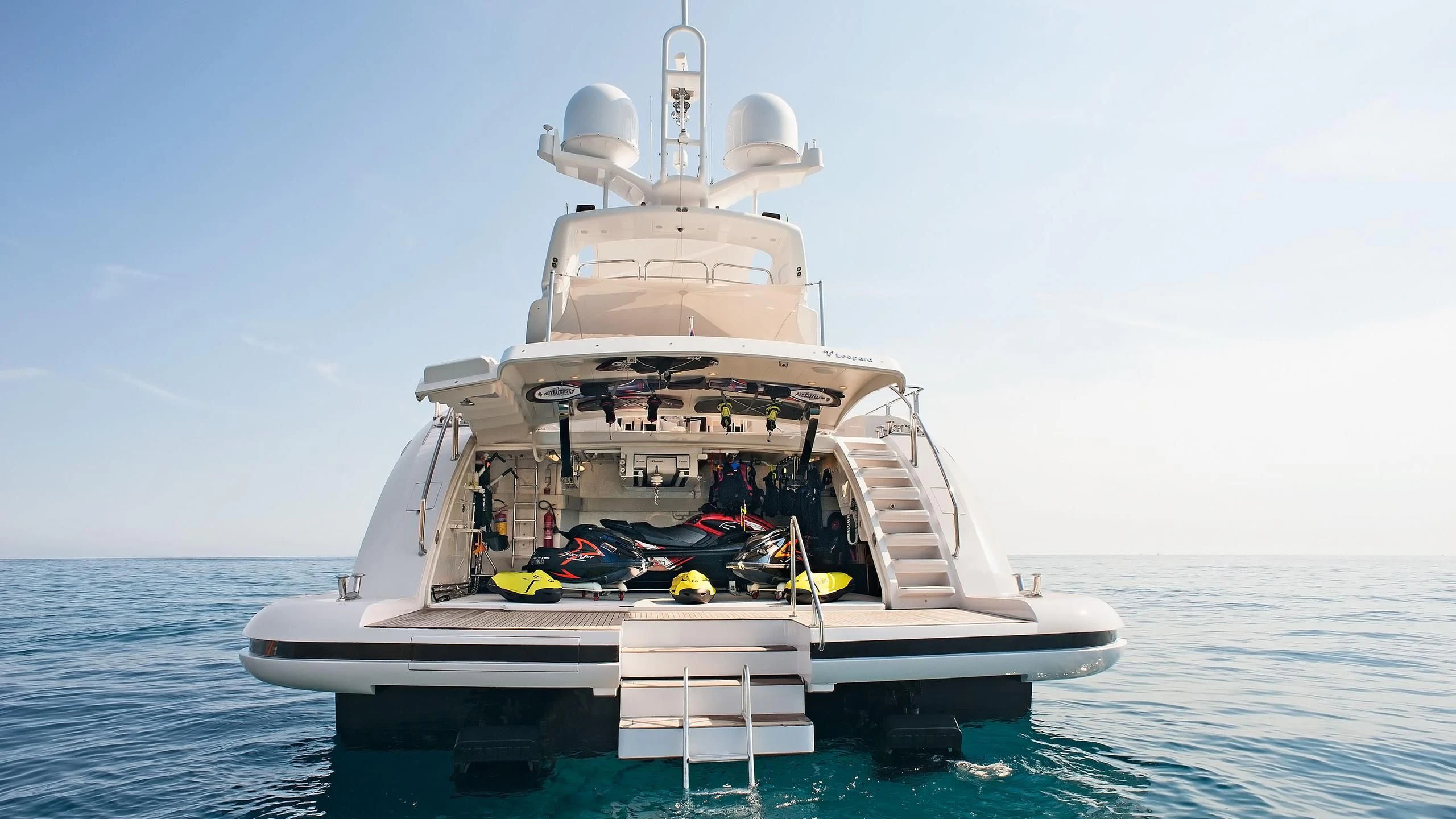 a large ship in the water aboard TUTTO LE MARRANE Yacht for Charter