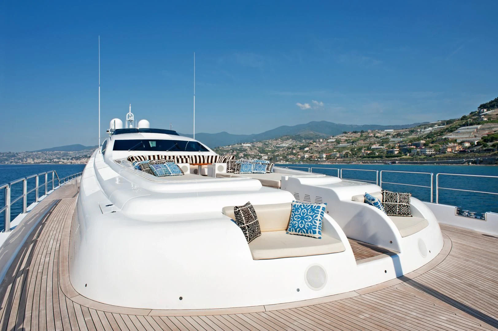 a boat on a deck aboard TUTTO LE MARRANE Yacht for Charter