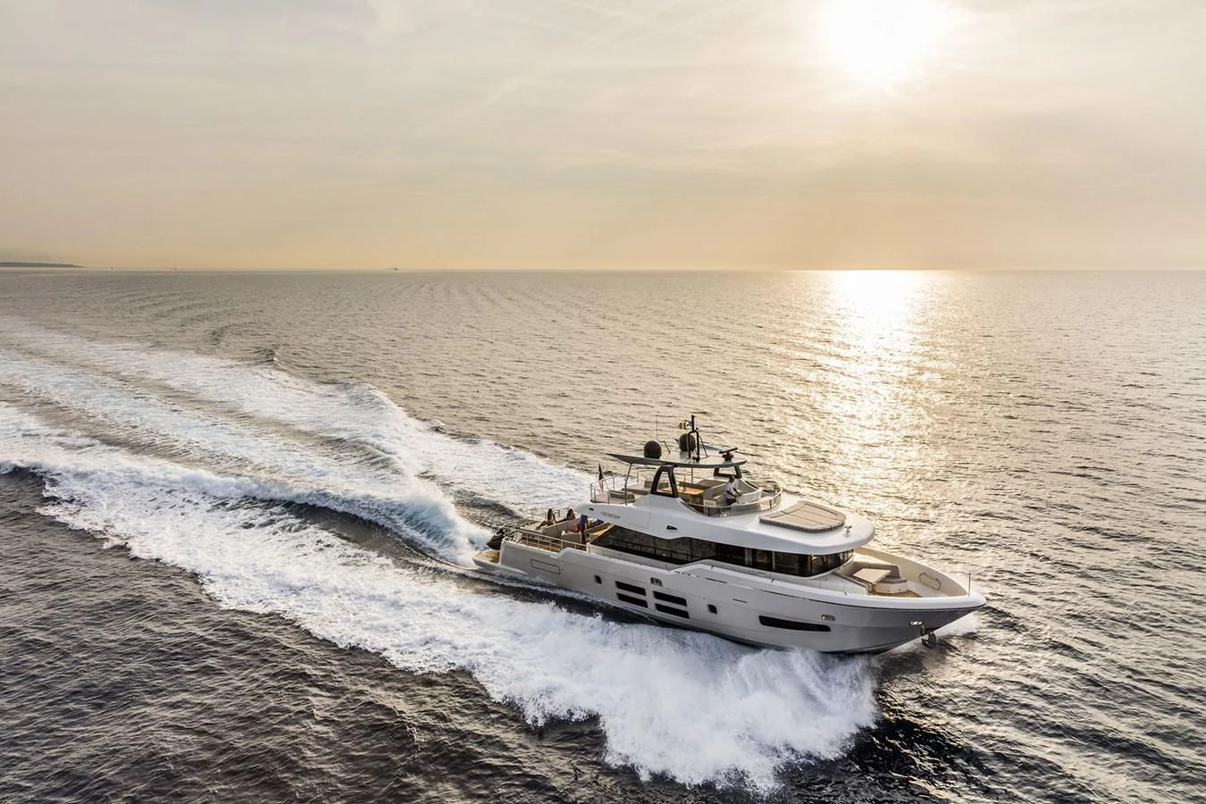 a boat on the water aboard BULL Yacht for Sale