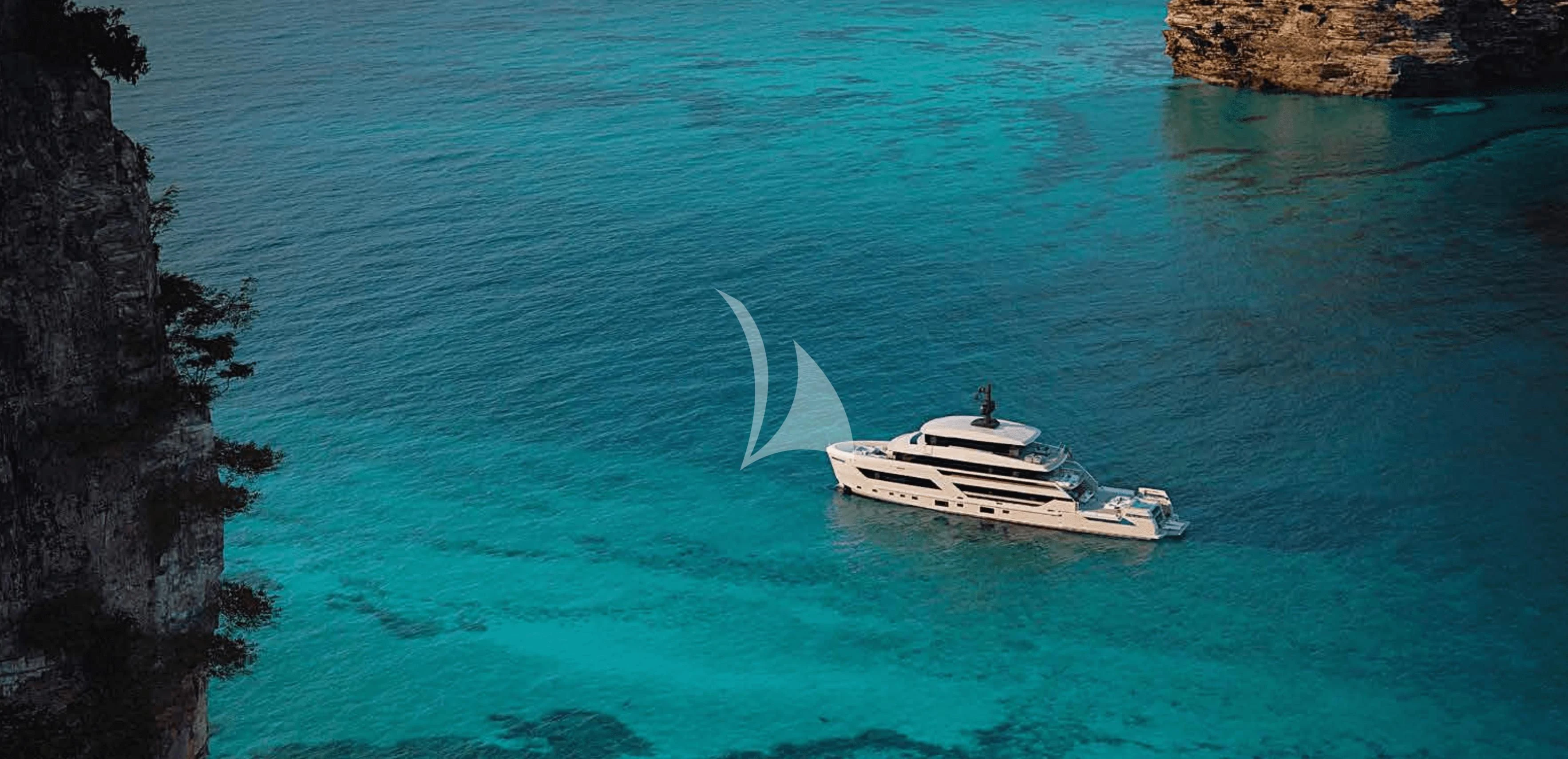 a boat on the water aboard LA LA LAND Yacht for Charter