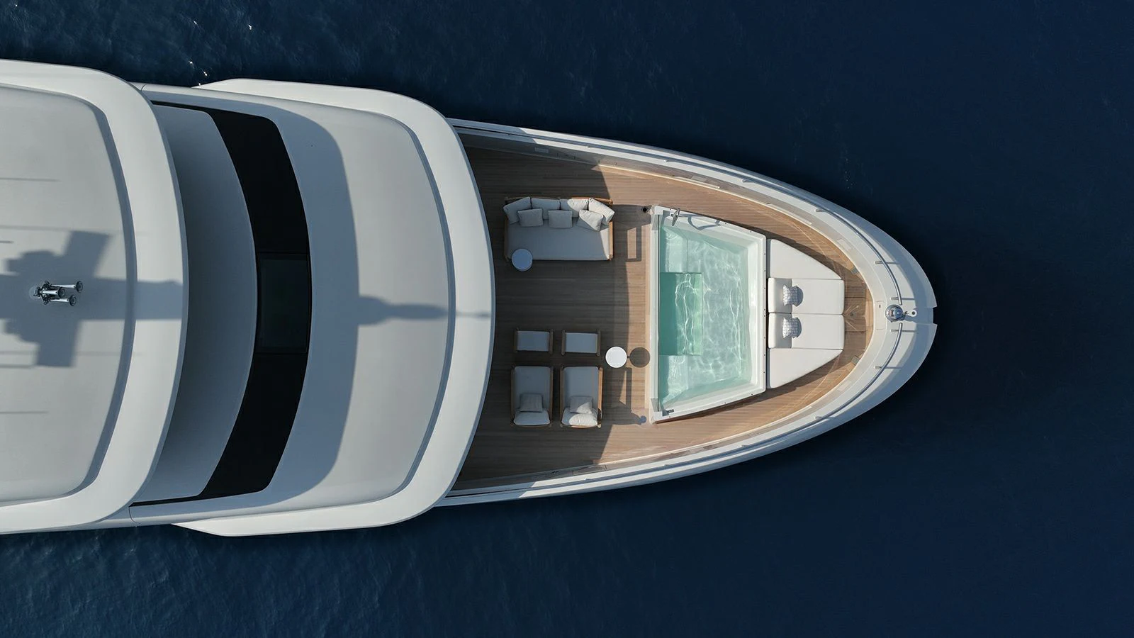 a house with a satellite in the background aboard LA LA LAND Yacht for Charter