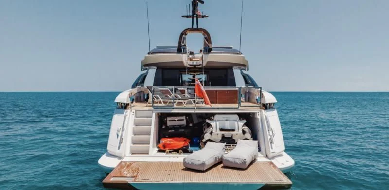 a boat on the water aboard BASH II Yacht for Sale