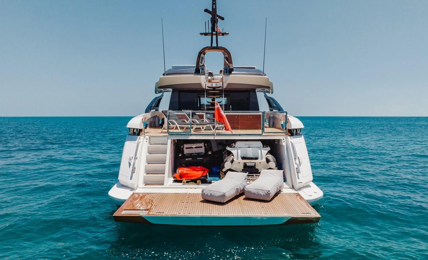 a boat in the water aboard BASH II Yacht for Sale