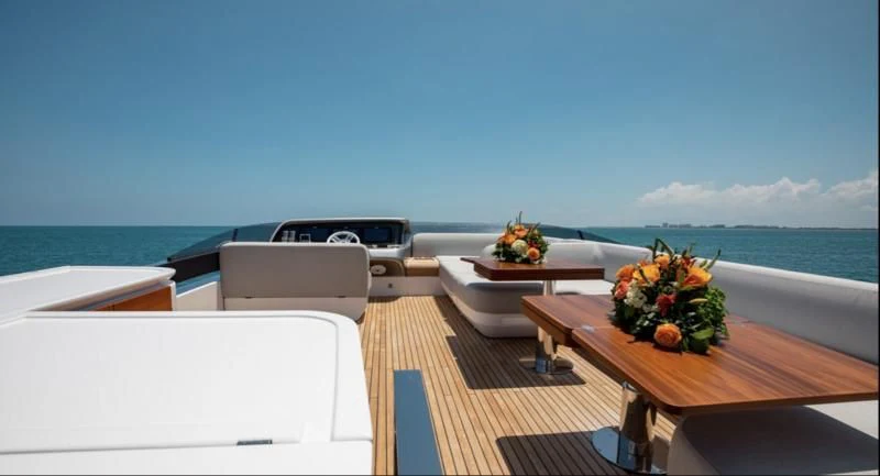 a boat on the water aboard BASH II Yacht for Sale