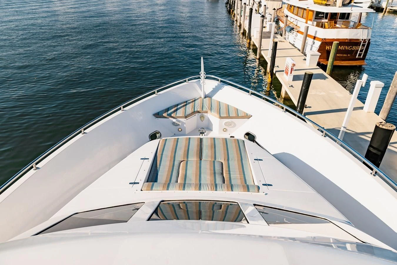 a boat on the water aboard HAPPY Yacht for Sale