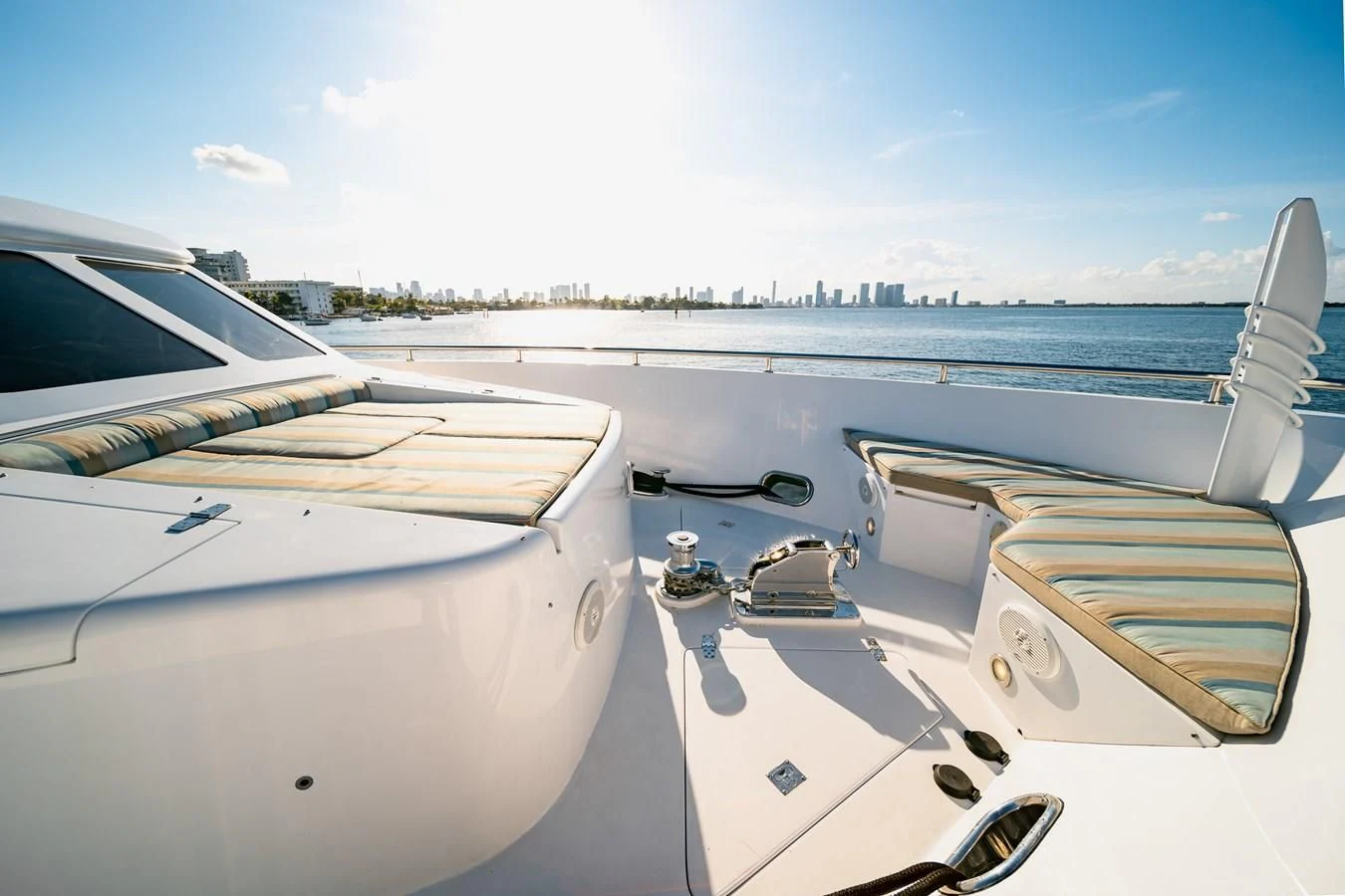 a boat on the water aboard HAPPY Yacht for Sale