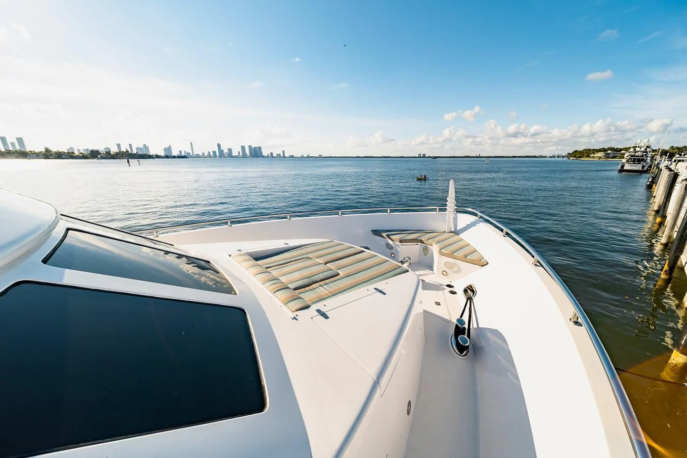 a boat on the water aboard HAPPY Yacht for Sale