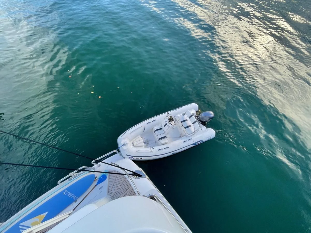 a boat in the water aboard HAPPY Yacht for Sale