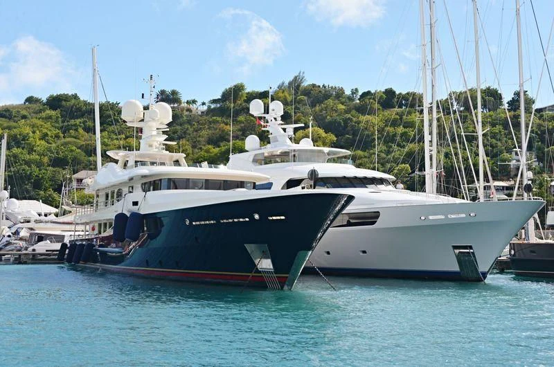 a couple of boats in the water aboard DENIKI Yacht for Sale