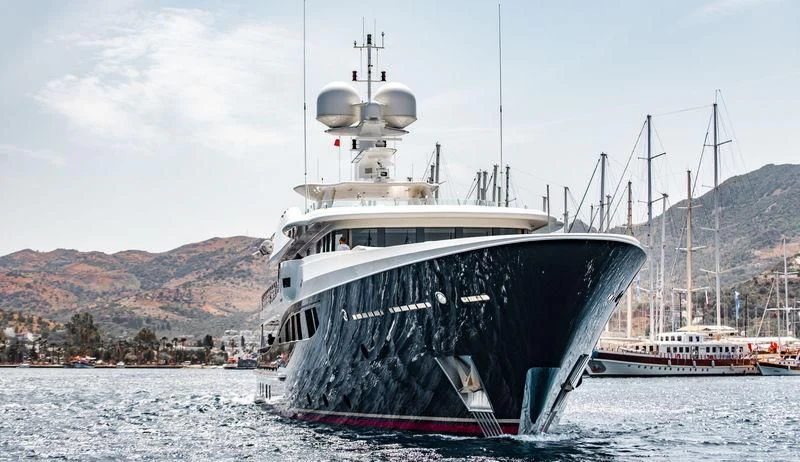 a boat in the water aboard DENIKI Yacht for Sale