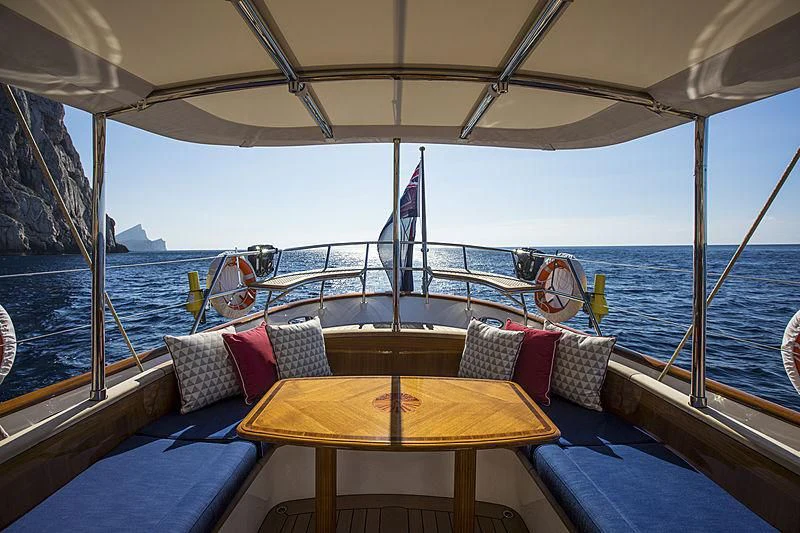 a boat on the water aboard VIJONARA Yacht for Sale