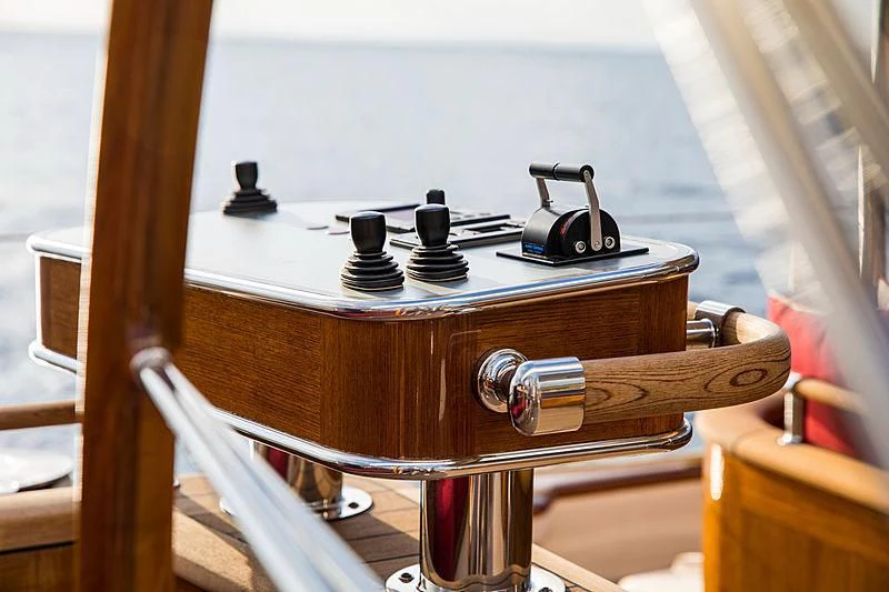 a metal object with a screw aboard VIJONARA Yacht for Sale