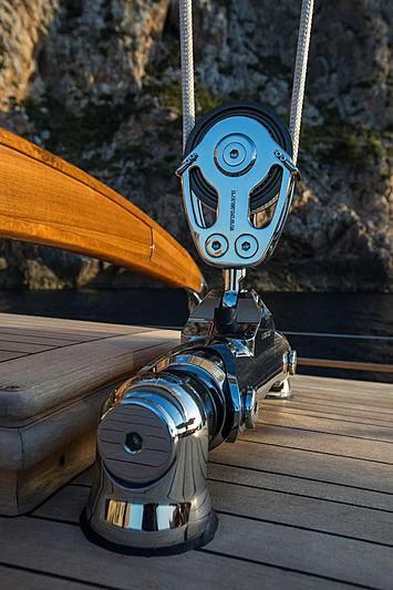 a metal object with a handle aboard VIJONARA Yacht for Sale