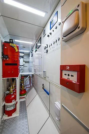 a room with several equipment aboard VIJONARA Yacht for Sale
