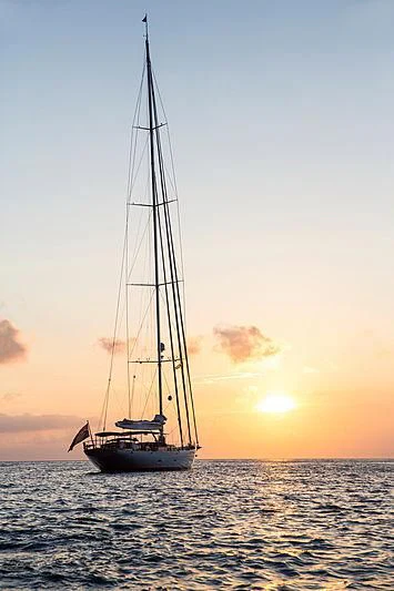 a sailboat in the water aboard VIJONARA Yacht for Sale