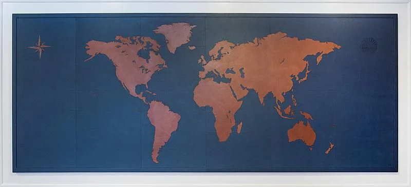 map aboard VIJONARA Yacht for Sale