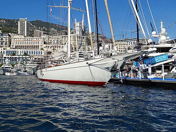 a boat in the water aboard VIJONARA Yacht for Sale