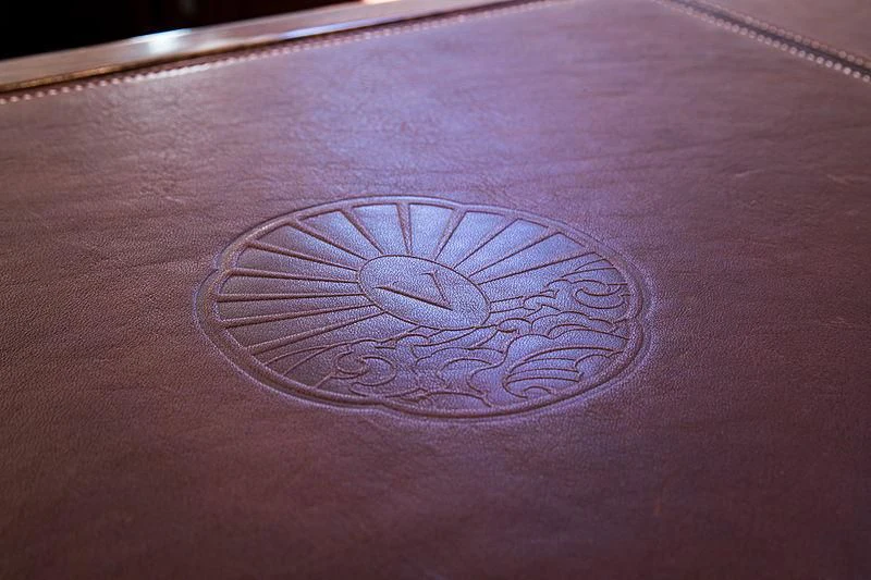a close up of a drawing aboard VIJONARA Yacht for Sale