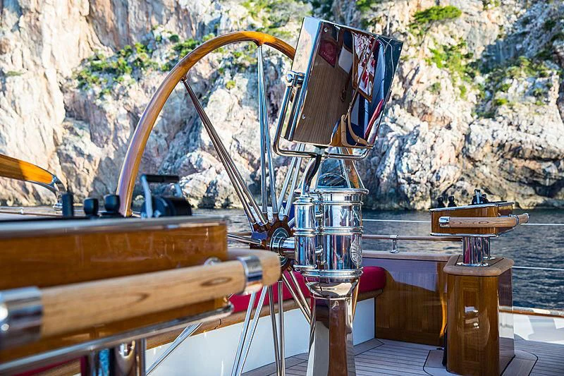 a machine on the counter aboard VIJONARA Yacht for Sale