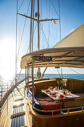 a boat on the water aboard VIJONARA Yacht for Sale