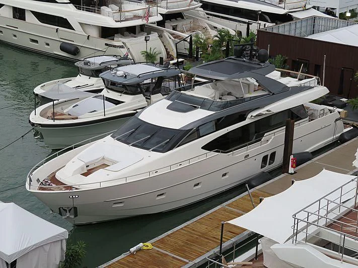 a group of boats docked aboard EASIEST CHILD Yacht for Sale