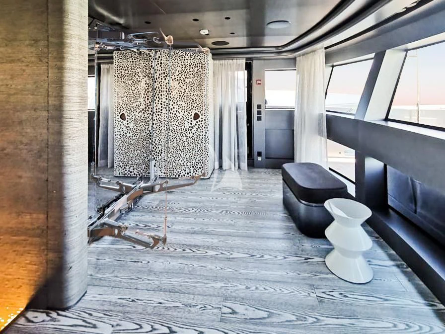 a room with a few toilets aboard PANDION PEARL Yacht for Charter
