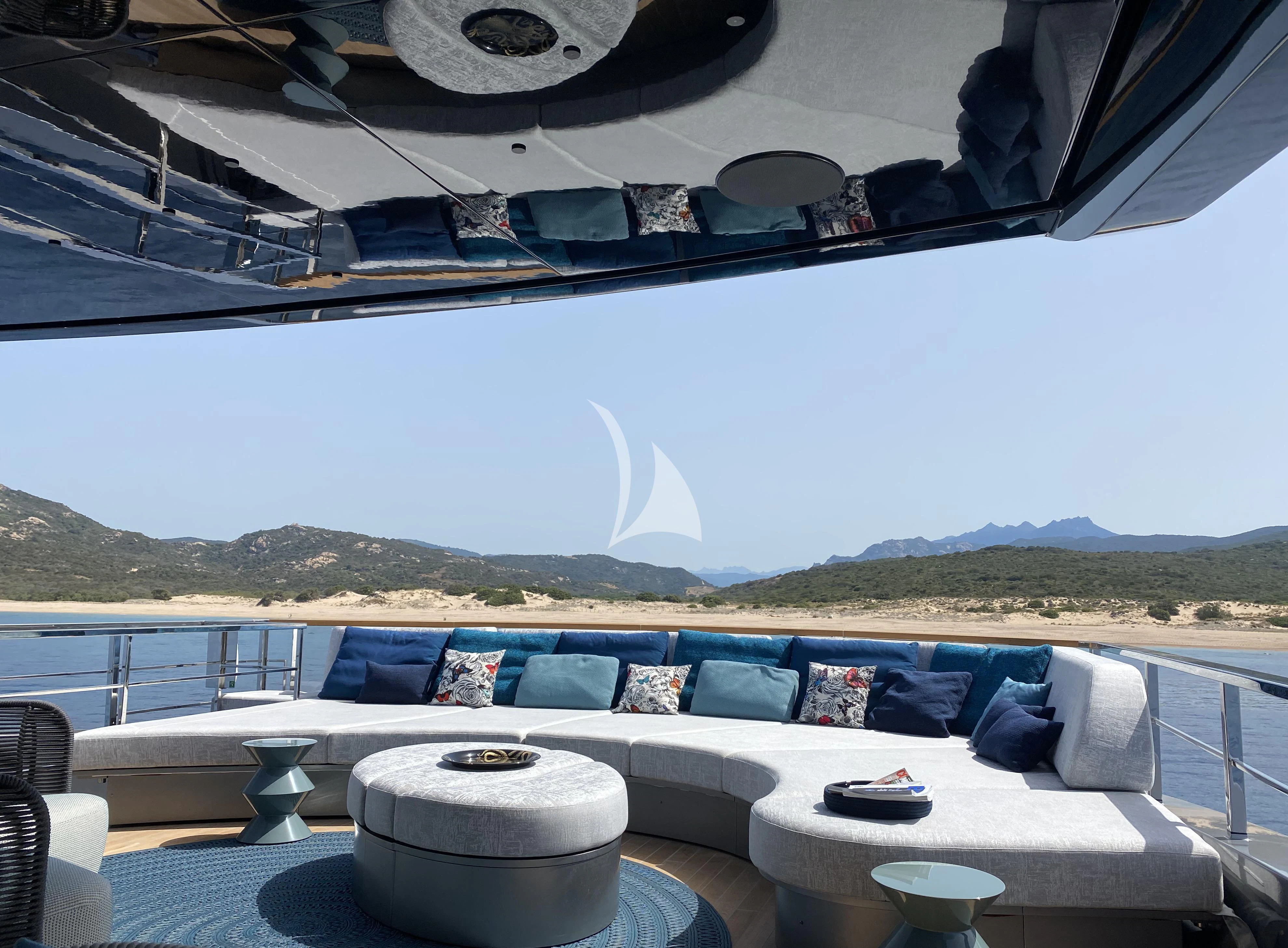 a boat on the water aboard PANDION PEARL Yacht for Charter
